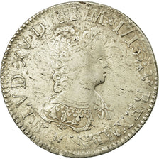 Monnaie, France, Louis XV, Écu Vertugadin, Ecu, 1716, Paris, TB+, Argent