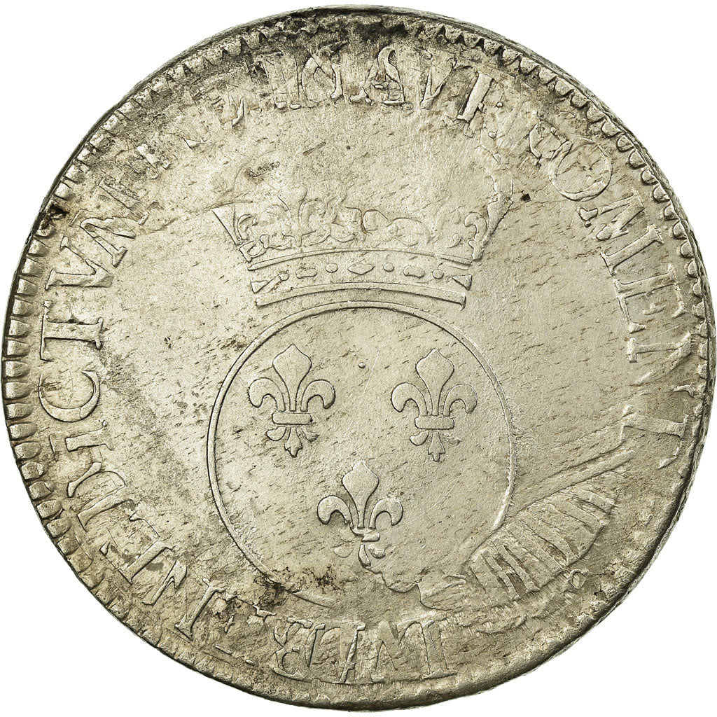Monnaie, France, Louis XV, Écu Vertugadin, Ecu, 1716, Paris, TB+, Argent