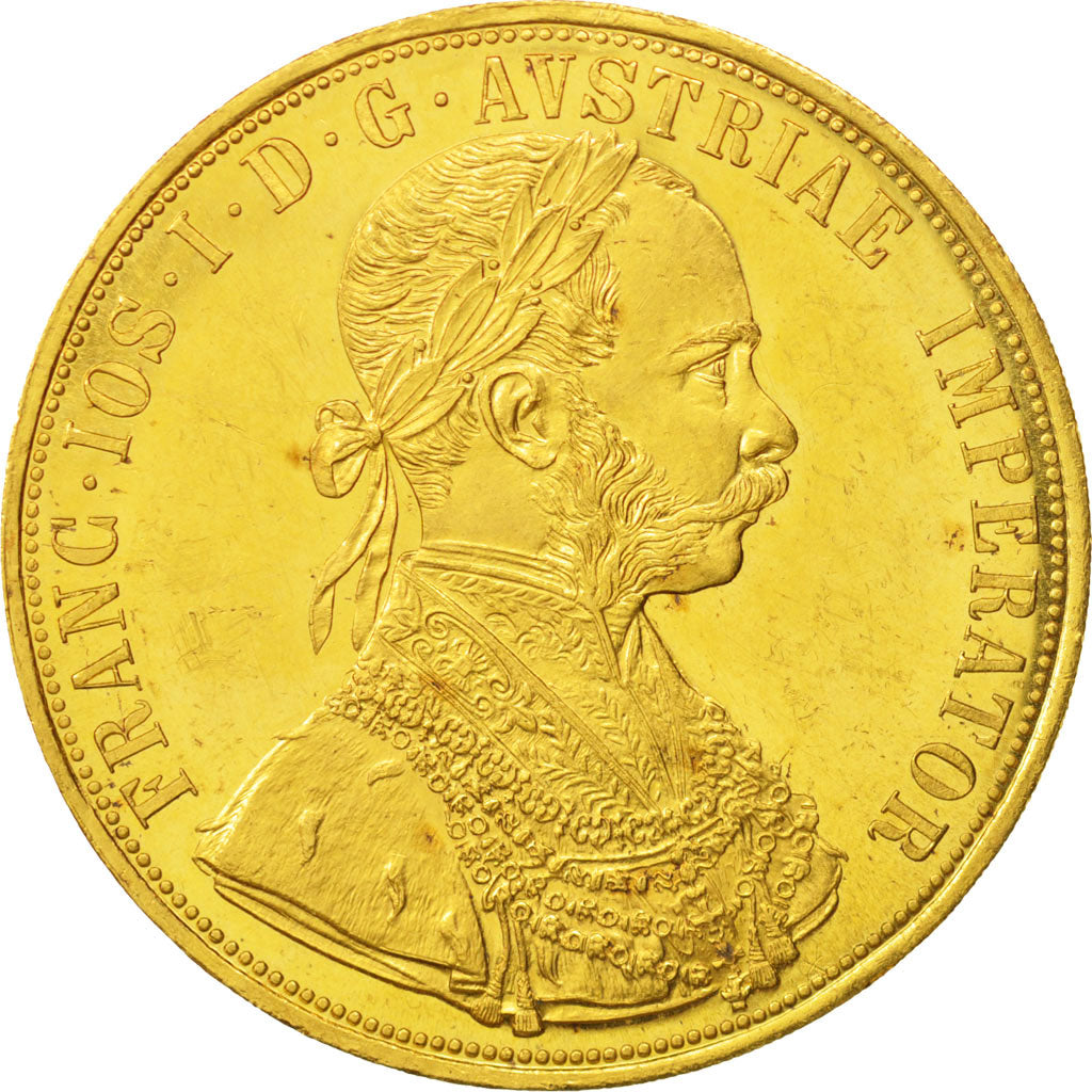 Österreich, Franz Joseph I, 4 Ducat, 1915, Vienna, VZ+, Gold, KM:2276