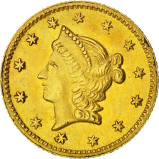 Estados Unidos, California Gold, 1/2 Dollar, 1853, EBC, Oro