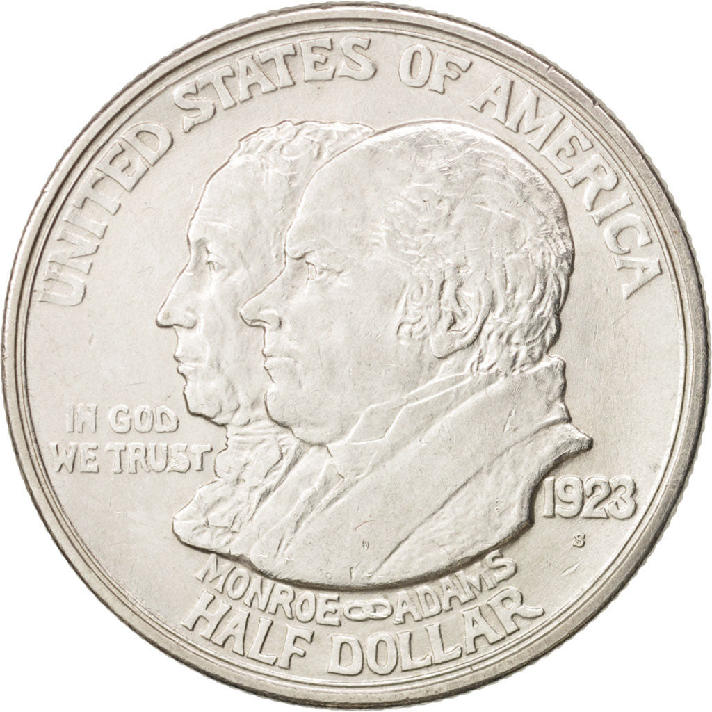 États-Unis, Half Dollar, 1923, U.S. Mint, San Francisco, SUP, Argent, KM:153