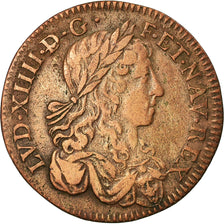 France, Token, Louis XIV, Conseil du Roi, History, VF(30-35), Copper