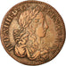 France, Token, Louis XIV, Conseil du Roi, History, VF(30-35), Copper