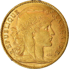 Moneda, Francia, Marianne, 10 Francs, 1906, Paris, EBC, Oro, KM:846