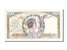Banknote, France, 5000 Francs, 5 000 F 1934-1944 ''Victoire'', 1942, 1942-07-30
