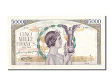France, 5000 Francs, 5 000 F 1934-1944 ''Victoire'', 1942, KM #97c, 1942-01-15,.