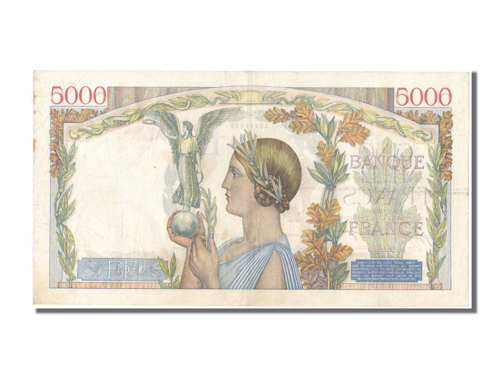 5000 Francs Victoire type 1934 « Impression à Plat »