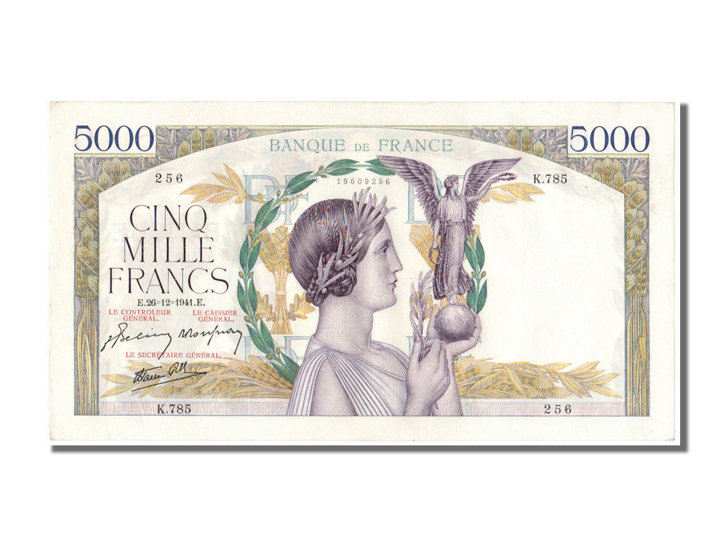 5000 Francs Victoire type 1934 « Impression à Plat »