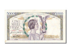 France, 5000 Francs, 5 000 F 1934-1944 ''Victoire'', 1941, KM #97c, 1941-10-09,.
