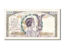 Geldschein, Frankreich, 5000 Francs, 5 000 F 1934-1944 ''Victoire'', 1941