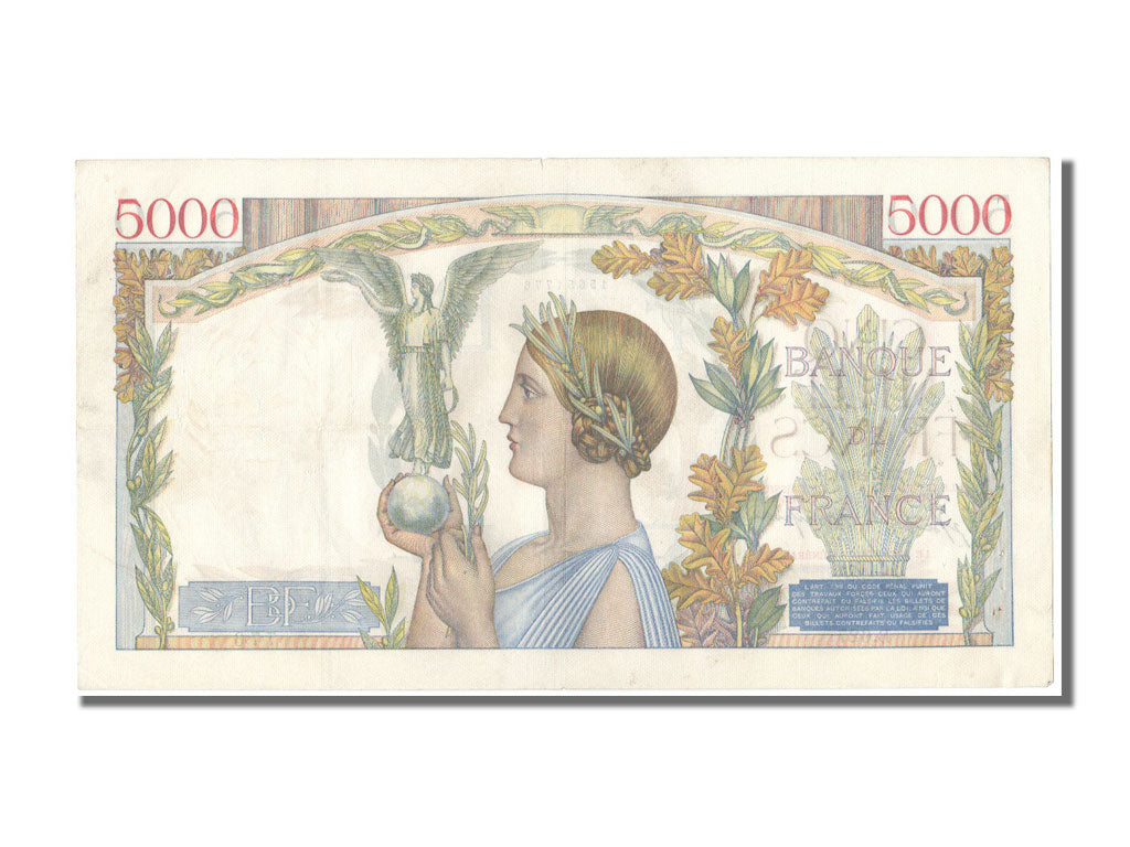 Banconote, Francia, 5000 Francs, 5 000 F 1934-1944 ''Victoire'', 1941