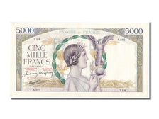 Banknote, France, 5000 Francs, 5 000 F 1934-1944 ''Victoire'', 1941, 1941-07-10