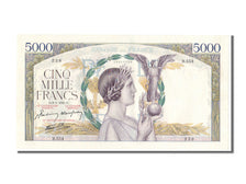 Geldschein, Frankreich, 5000 Francs, 5 000 F 1934-1944 ''Victoire'', 1941