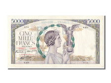 Biljet, Frankrijk, 5000 Francs, 5 000 F 1934-1944 ''Victoire'', 1940