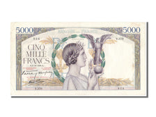 Billete, Francia, 5000 Francs, 5 000 F 1934-1944 ''Victoire'', 1939, 1939-10-05