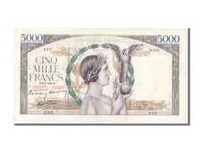 Biljet, Frankrijk, 5000 Francs, 5 000 F 1934-1944 ''Victoire'', 1939
