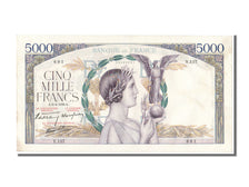 Billete, Francia, 5000 Francs, 5 000 F 1934-1944 ''Victoire'', 1939, 1939-04-06