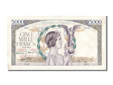 Billet, France, 5000 Francs, 5 000 F 1934-1944 ''Victoire'', 1939, 1939-04-06