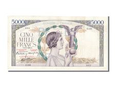 Billete, Francia, 5000 Francs, 5 000 F 1934-1944 ''Victoire'', 1939, 1939-03-02