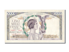France, 5000 Francs, 5 000 F 1934-1944 ''Victoire'', 1939, KM #97b, 1939-01-19,.