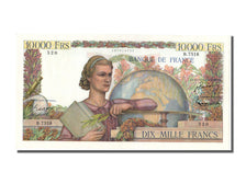France, 10,000 Francs, 10 000 F 1945-1956 ''Génie Français'', 1954, KM #132d, 19