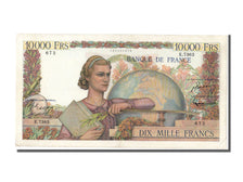 Banconote, Francia, 10,000 Francs, 10 000 F 1945-1956 ''Génie Français''