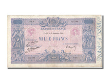 1000 Francs Type Bleu et Rose