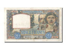 France, 20 Francs, 20 F 1939-1942 ''Science et Travail'', 1941, KM #92b,...