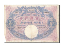 Banconote, Francia, 50 Francs, 500 F 1888-1940 ''Bleu et Rose'', 1916