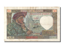 Banknote, France, 50 Francs, 50 F 1940-1942 ''Jacques Coeur'', 1940, 1940-12-05