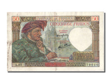 Banconote, Francia, 50 Francs, 50 F 1940-1942 ''Jacques Coeur'', 1940
