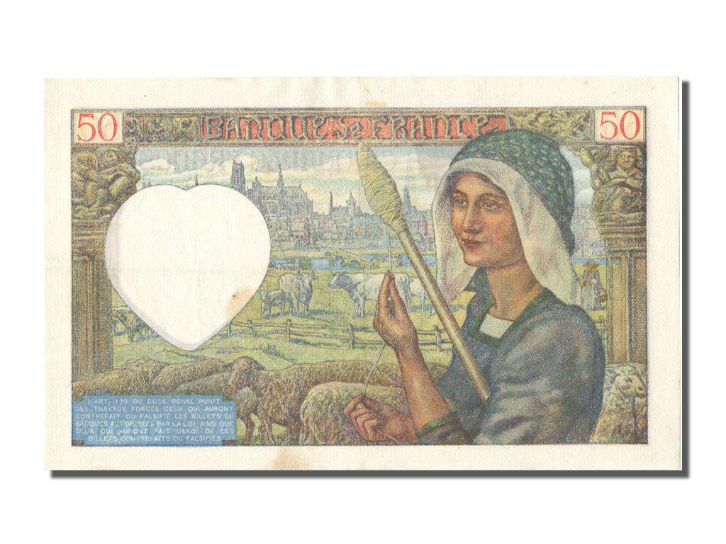 50 Francs Jacques Coeur type 1941