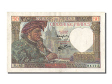 France, 50 Francs, 50 F 1940-1942 ''Jacques Coeur'', 1941, KM #93, 1941-12-18,..