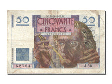 France, 50 Francs, 50 F 1946-1951 ''Le Verrier'', 1946, KM #127a, 1946-05-31,...