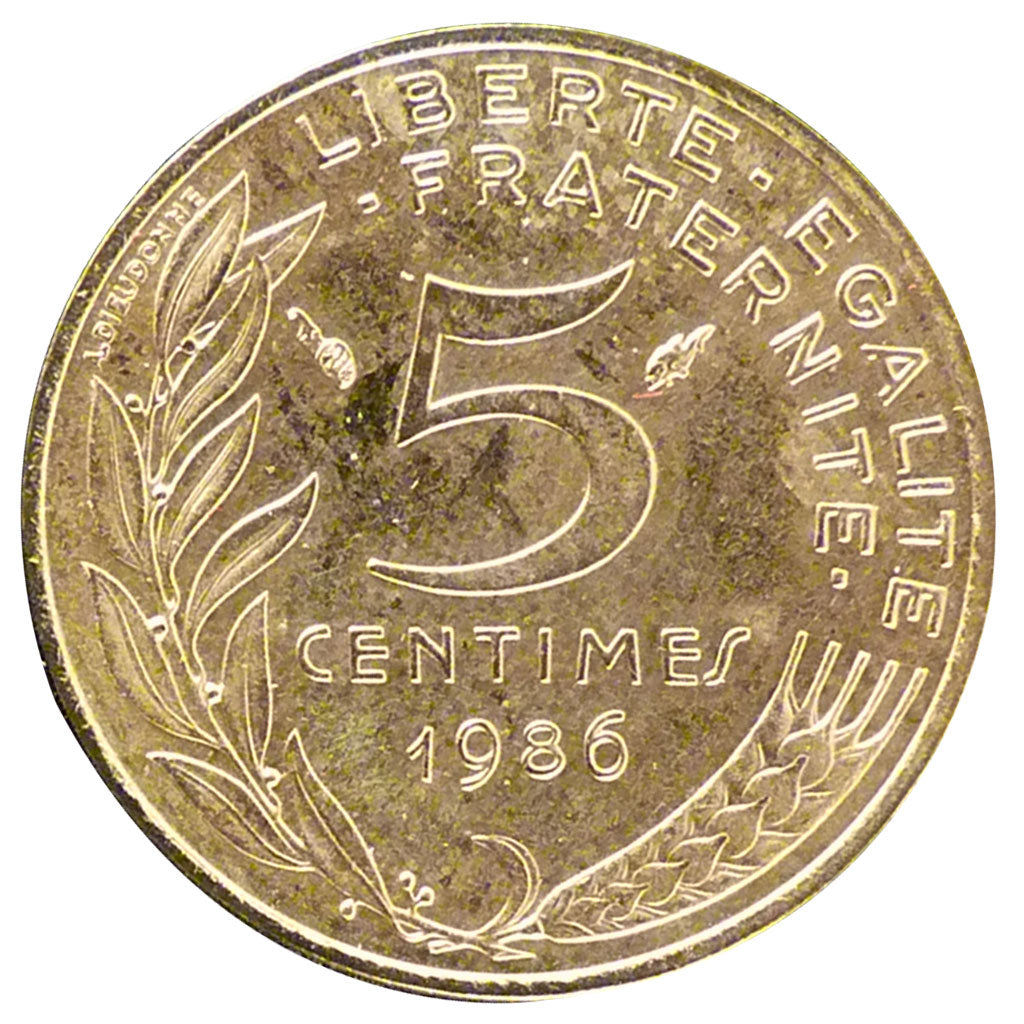 V ème République, 5 Centimes Marianne
