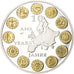 France, Médaille, 10 ans de l'Euro, Politics, Society, War, FDC, Cuivre plaqué