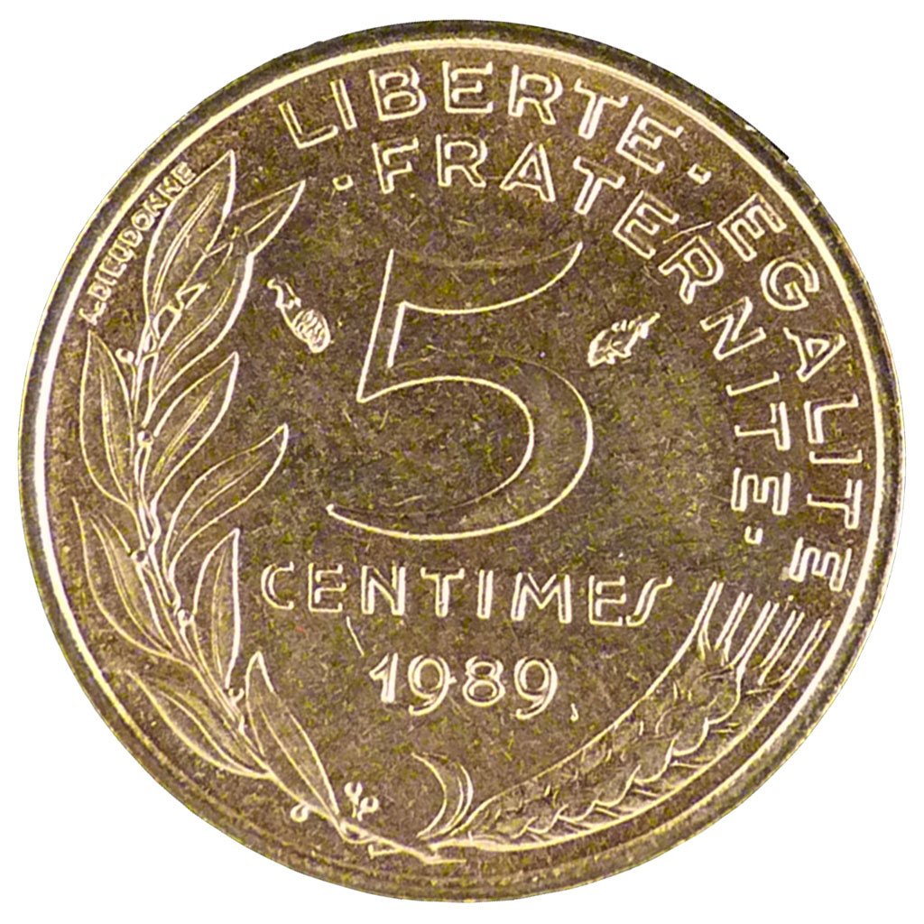 V ème République, 5 Centimes Marianne