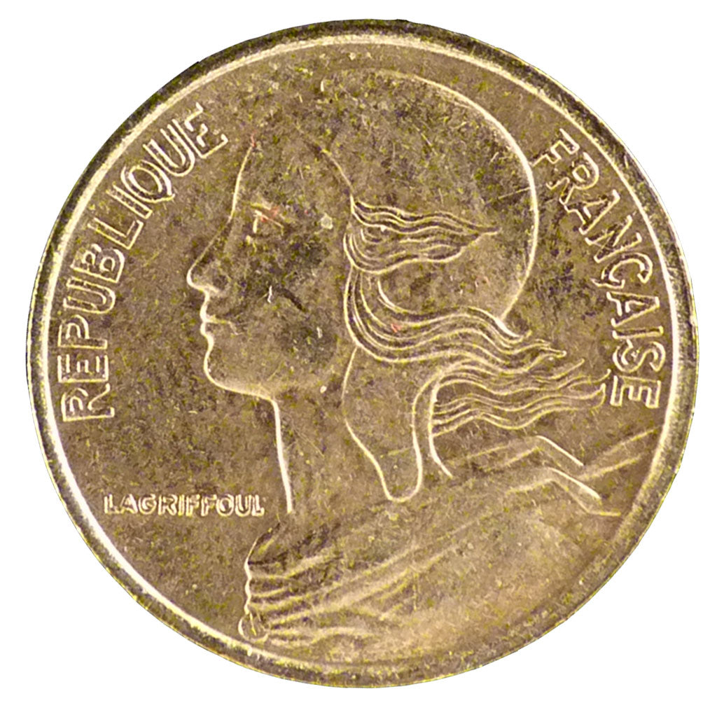 FRANCE, Marianne, 5 Centimes, 1993, Paris, KM #933, MS(65-70), Aluminum-Bronze,.