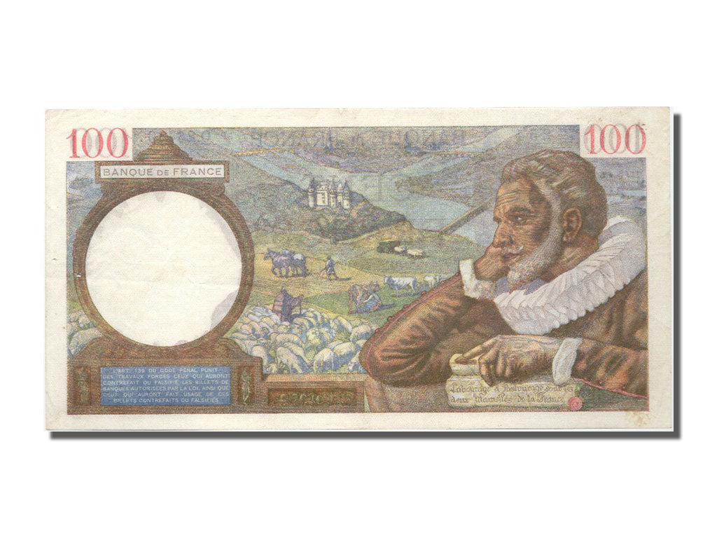 Banknote, France, 100 Francs, 100 F 1939-1942 ''Sully'', 1941, 1941-11-06