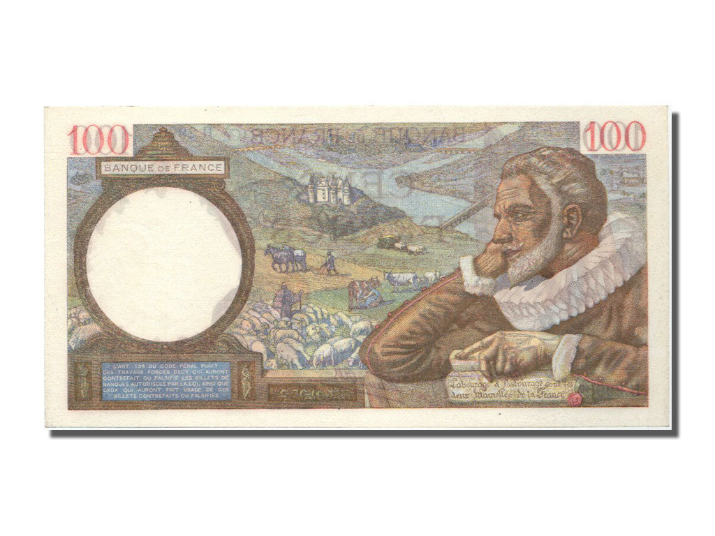 Banknote, France, 100 Francs, 100 F 1939-1942 ''Sully'', 1942, 1942-04-02