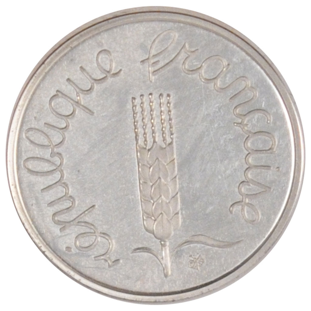 FRANCE, 1 Centime, 1980, MS(65-70), Silver, Gadoury #91p, 4.40