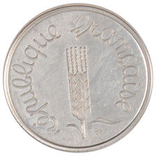 FRANCE, 1 Centime, 1980, MS(65-70), Silver, Gadoury #91p, 4.40