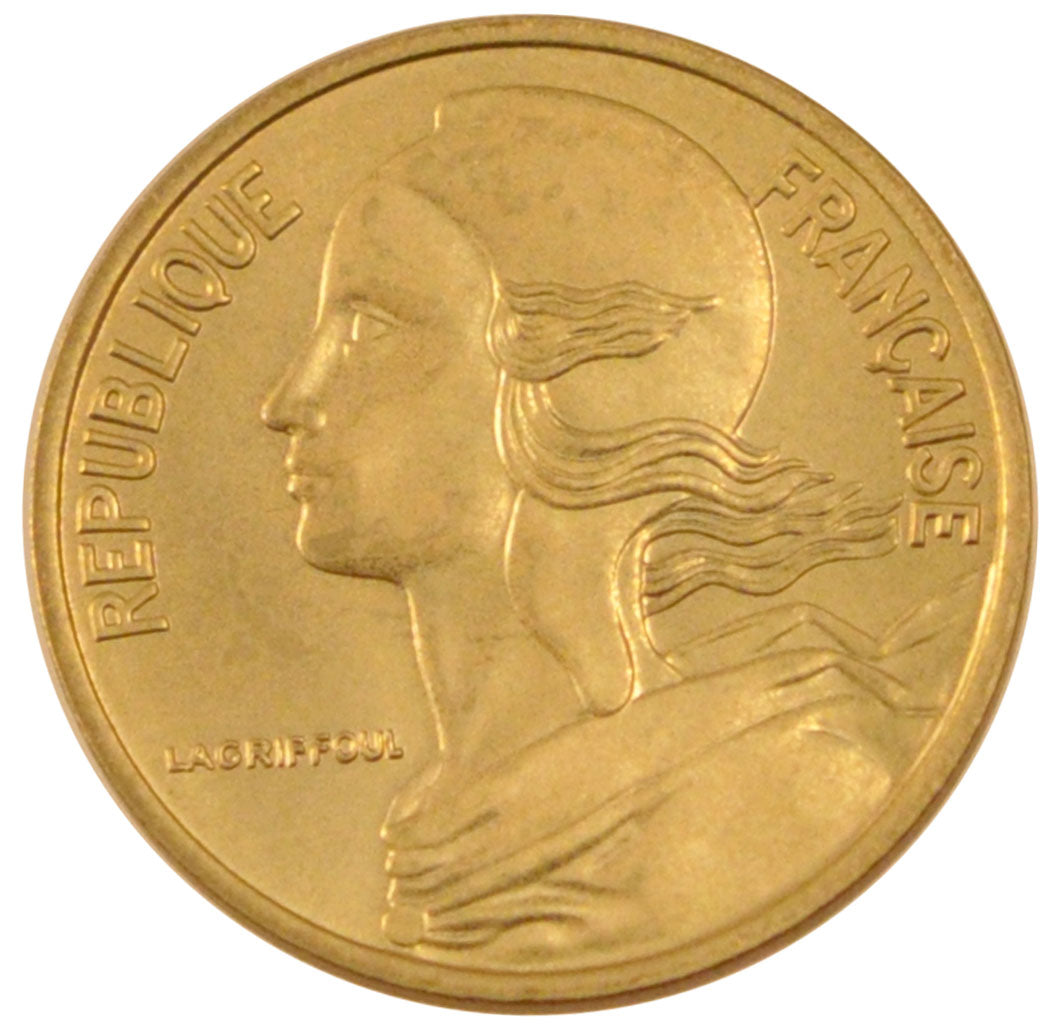 FRANCE, Marianne, 5 Centimes, 1979, Paris, KM #933, MS(65-70), Aluminum-Bronze,.