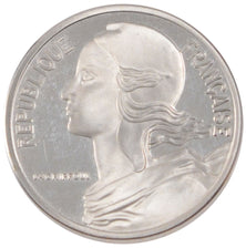 FRANCE, 5 Centimes, 1980, MS(65-70), Silver, Gadoury #174p, 5.00