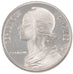 FRANCE, 5 Centimes, 1980, MS(65-70), Silver, Gadoury #174p, 5.00