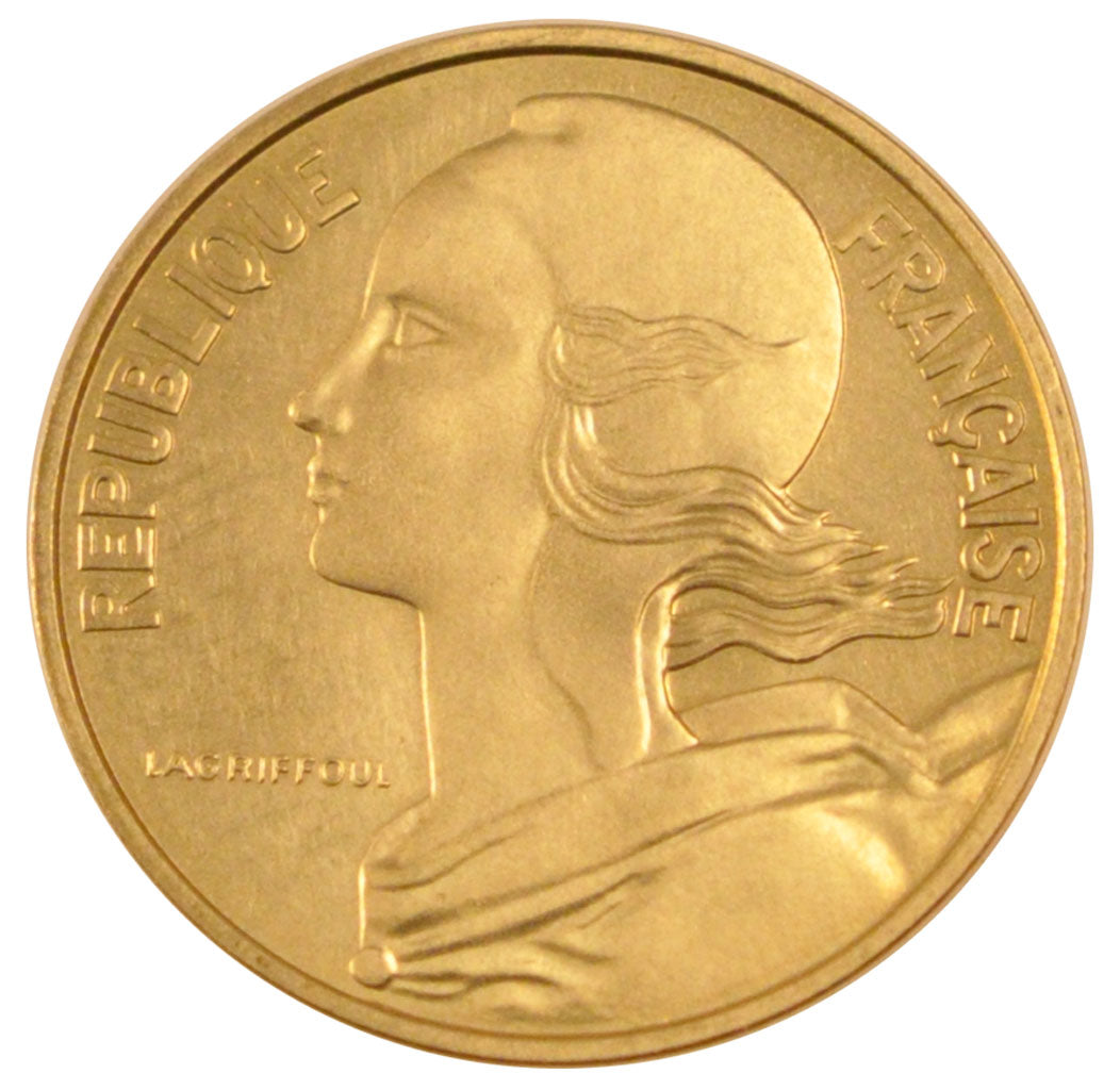 FRANCE, Marianne, 10 Centimes, 1974, Paris, KM #929, MS(65-70),...