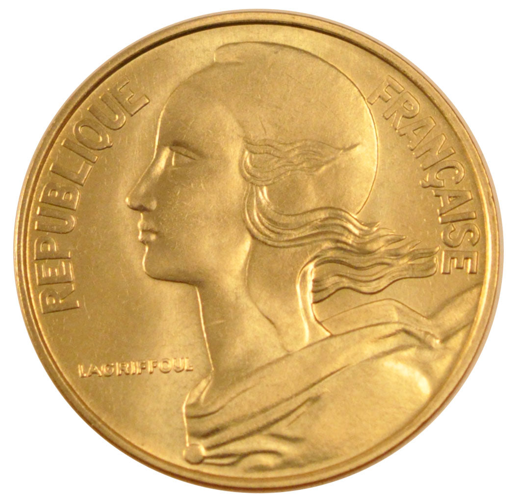 FRANCE, Marianne, 20 Centimes, 1974, Paris, KM #930, MS(65-70),...