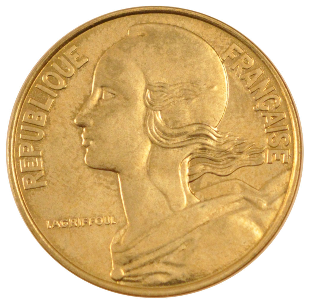 FRANCE, 20 Centimes, 1991, MS(65-70), Bronze-Aluminium-Nickel, Gadoury #332,...
