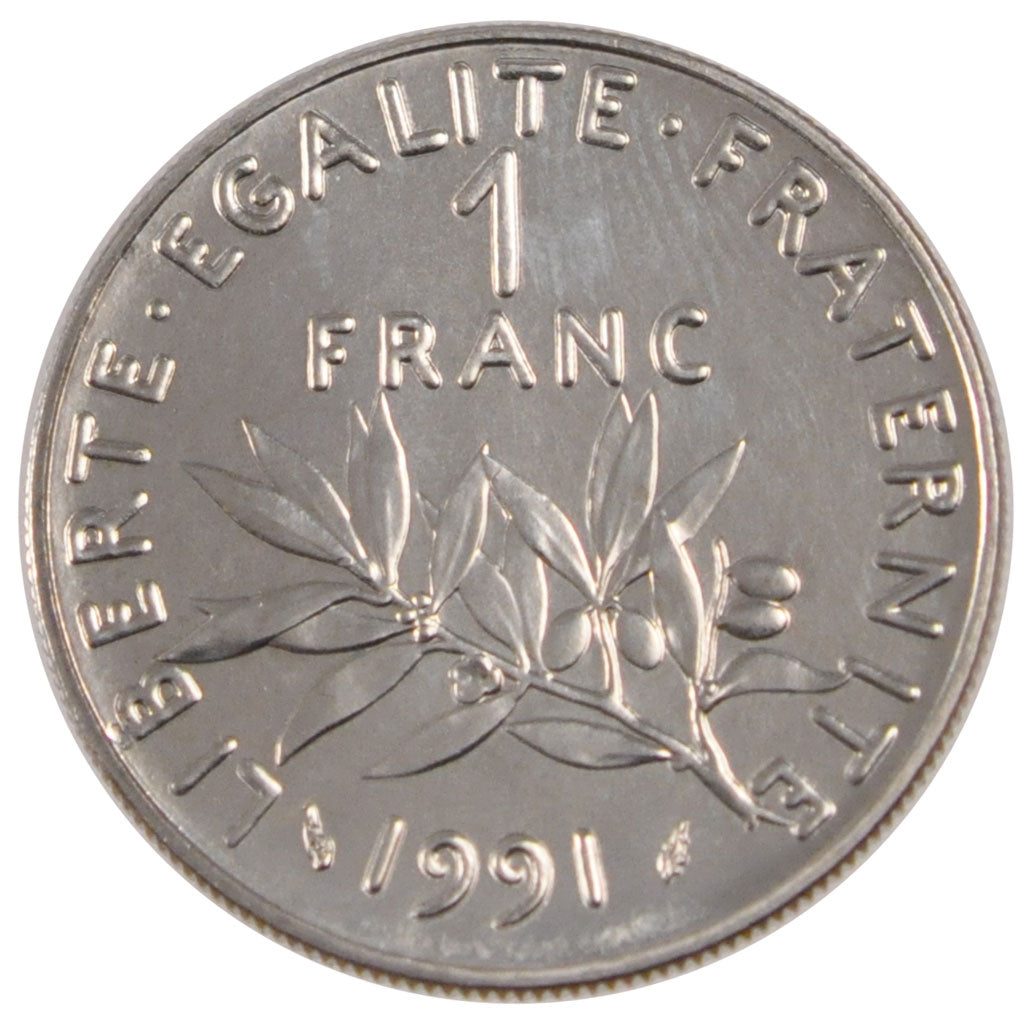 Vème République, 1 Franc Semeuse Frappe Médaille
