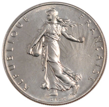 FRANCE, Semeuse, Franc, 1999, Paris, KM #925.1, MS(65-70), Nickel, 24, Gadoury..